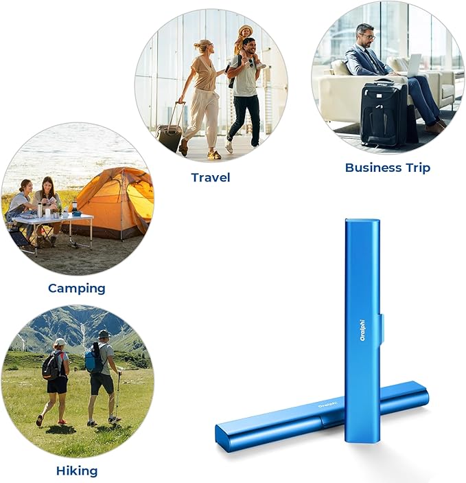 Aluminum Toothbrush Travel Case, Portable Travel Toothbrush Holder, Durable
