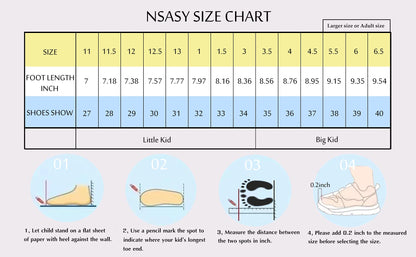 Nsasy Roller Shoes Girls Boys Wheels Sneakers Led Light up Sport Shoes Roller Skates Best Gift