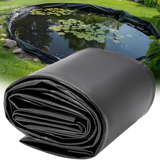 Froidesente 20 x 30 FT Pond Liner, 20 Mil Pond Liners for Outdoor Ponds, HDPE Pond Liner Easy Cutting Puncture Resistant, Pond Liners for Water Garden Fountain Waterfall, Koi Fish Aquaculture Pond
