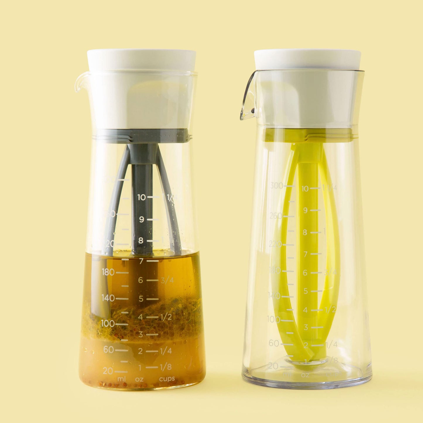 Chef'n Emulstir Salad Dressing Mixer Bottle, Make Salad Dressings and Vinaigrettes in Seconds, 300 ml,Green