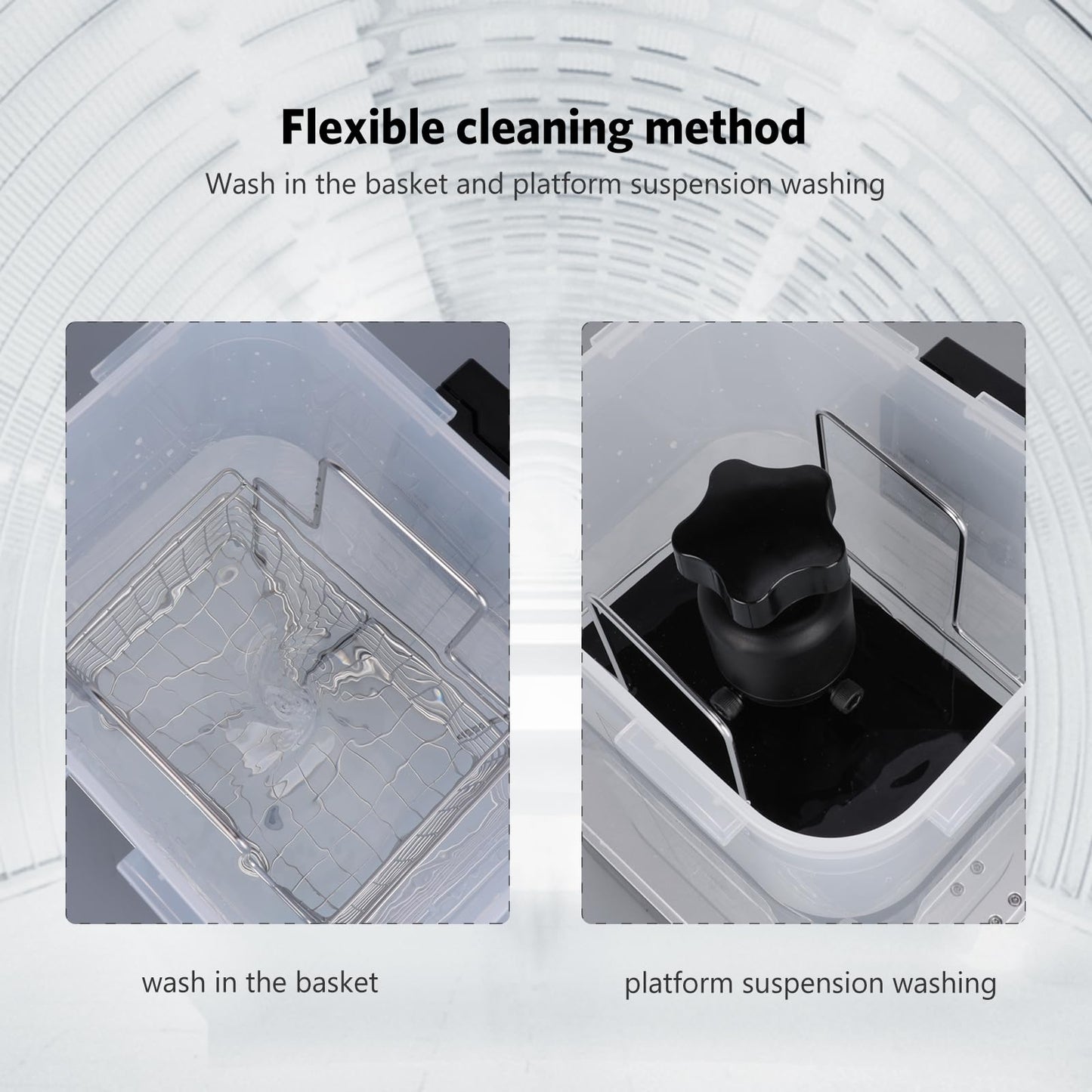 ELEGOO Mercury Plus 2 in 1 Wash and Curing Machine Station V2 for Mars Photon S Photon Mono LCD/DLP/SLA 3D Printers Printed Models