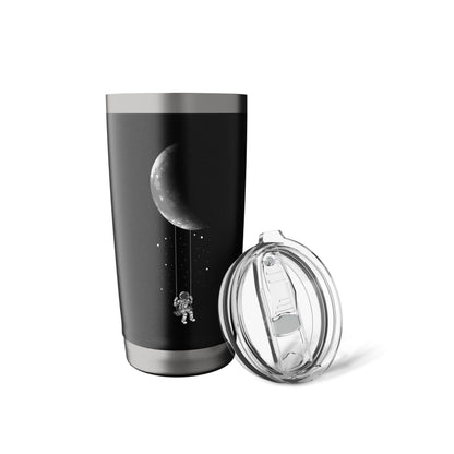 Moon Swing - Stars Galaxy Astronaut Universe Space Stainless Steel Insulated Tumbler