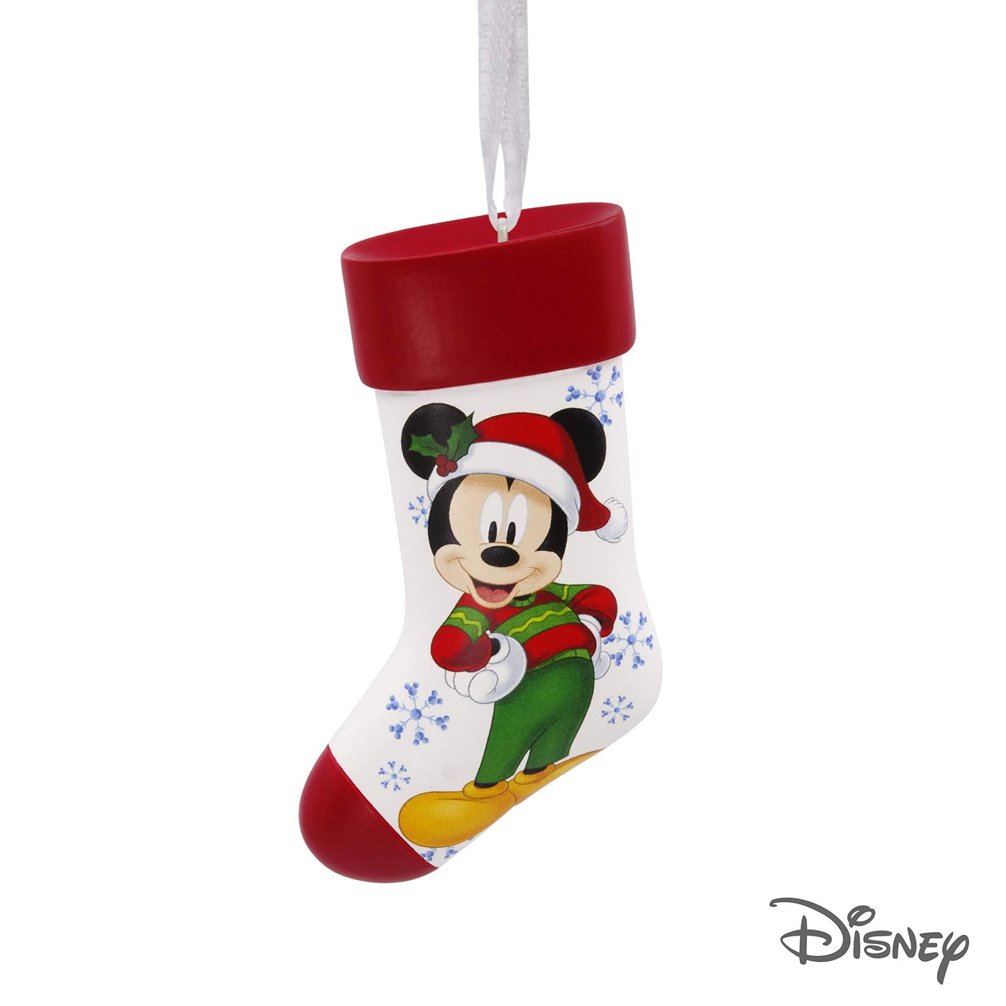 Hallmark Christmas Ornaments, Disney Mickey Mouse Stocking Personalized Ornament