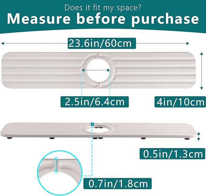 Faucet Mat for Kitchen Sink