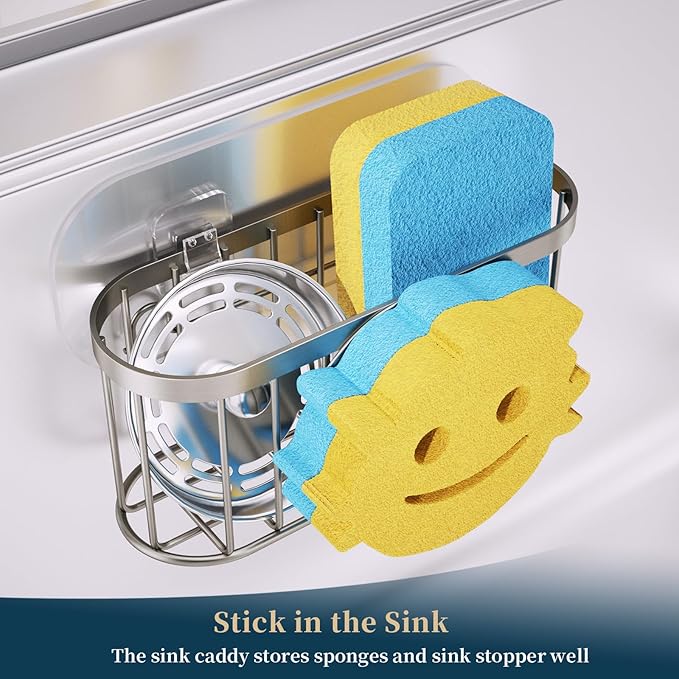Consumest Sponge Holder Smiley Face