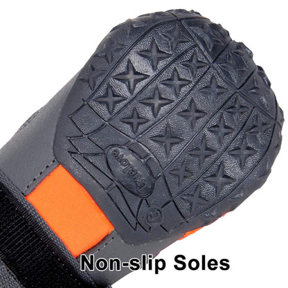 MOKCCI Truelove Dog Boots Waterproof Dog Shoes with Reflective Straps for Small Medium Large Dog Outdoor