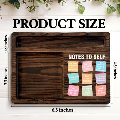Motivational Mental Health Sticky Note Holder Positive Affirmations Gifts Note to Self Post It Note Dispenser for Therapy Office Desk Decor