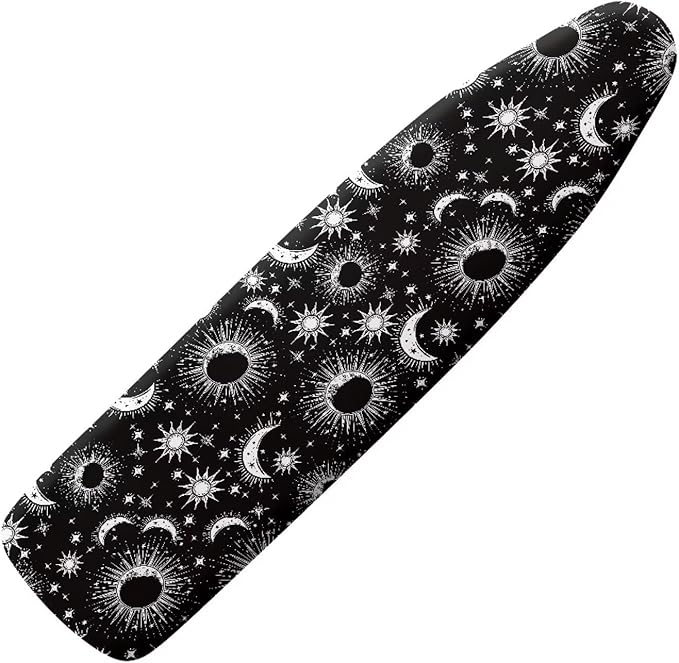 Stretchy Home Ironing Board Cover, Moon Sun Star Print Ironing Board Cover