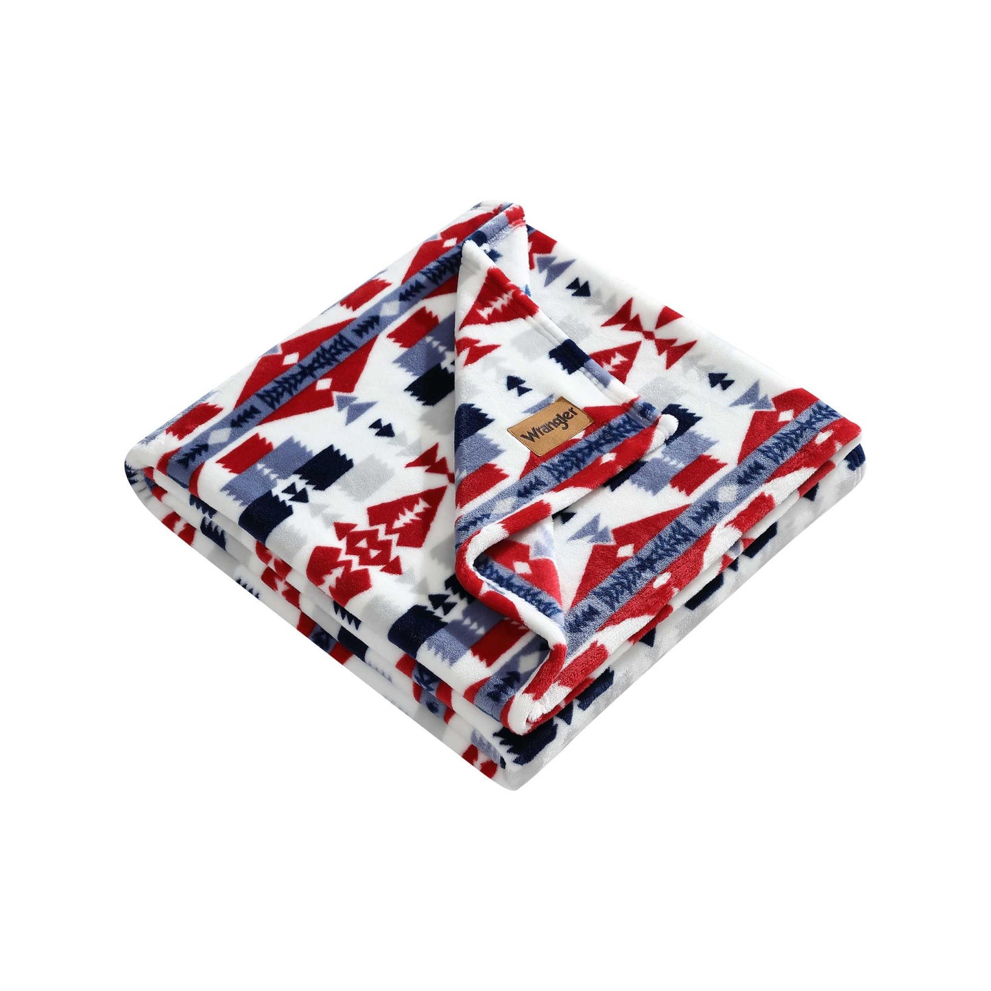 Wrangler - Blanket, Super Soft Plush Bedding, Yellowstone Inspired Throw Blanket for Couch or Bed (Nolan Blue, 50" x 70")