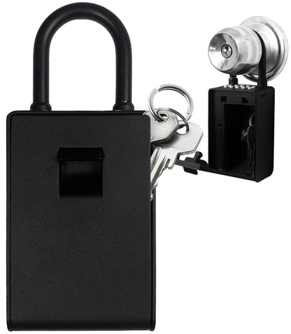 Kingsley Smart Wall Mount Key Lock Box with Bluetooth Keyless Entry, Extra Large for Keys & Access Cards, Auto Lock, App Control, IP65 Waterproof, Secure Code, for Home, Office, & Airbnb (Standard)