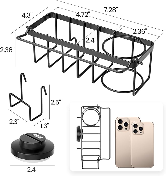 TAILI 4-in-1 Sponge Holder for Kitchen Sink
