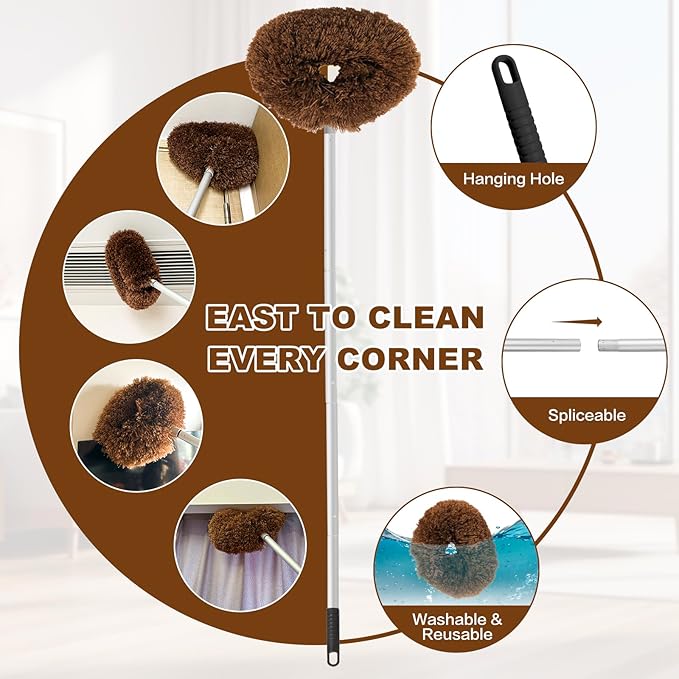 Ceiling Fan Cleaner Duster Reusable Microfiber Ceiling Fan Blade Cleaner