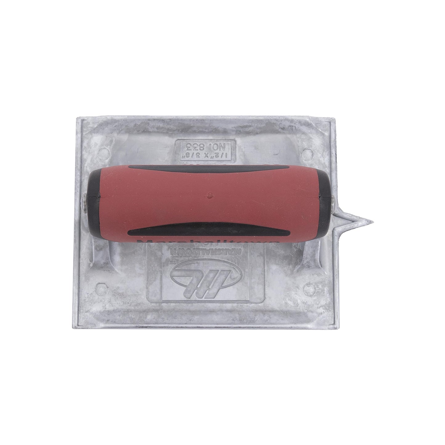 MARSHALLTOWN Heavy-Duty Zinc Concrete Groover, 6 x 4 3/8 inch Blade, DuraSoft Handle, Concrete Tools Made in The USA, 833D