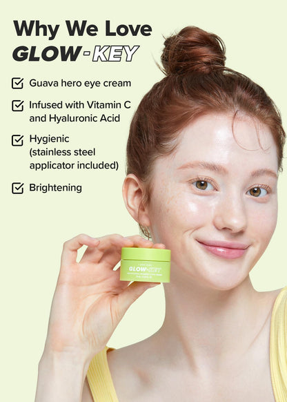 I DEW CARE Vitamin Eye Cream & Lip Oil set - 2 To Glow | Facial Treatment, Gift Box Included, Glass Skin Look, Korean Skincare, Nourishing, Dark Circles Reducer, Treatment with Hyaluronic Acid