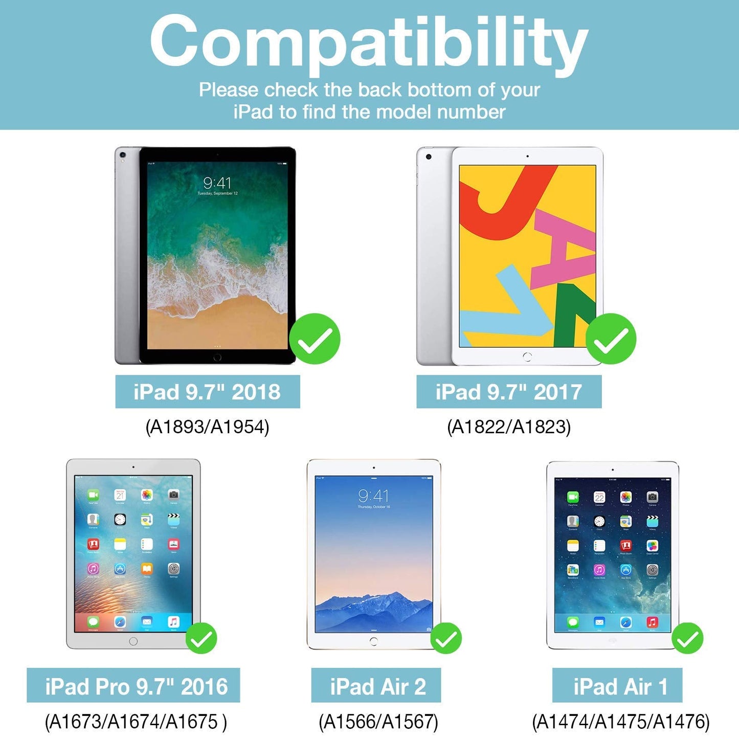 ProCase 2 Pack Screen Protector for iPad 9th 8th 7th Generation 10.2 Inch (2021/2020/2019), Tempered Glass Film for A2602 A2603 A2270 A2197 -Clear