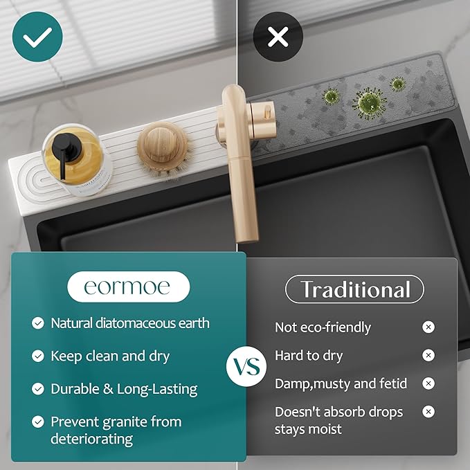 Diatomite Kitchen Faucet Mat
