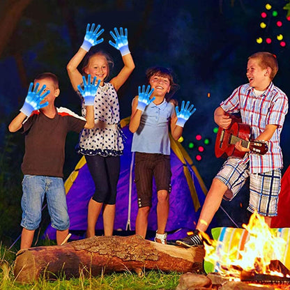 UWEIDOIT LED Gloves, Flash Finger Lights - 3 Colors, 10 Modes, Glowing Christmas Costume, Clubbing Party Favors & Toys for Boys & Girls