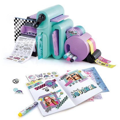 Scrapbooking 3 in 1 Station - Customise Your Notebook - 150+ DIY Accessories Included, Hours of Creativity, Embossing, Tapes and and Sticker Factory