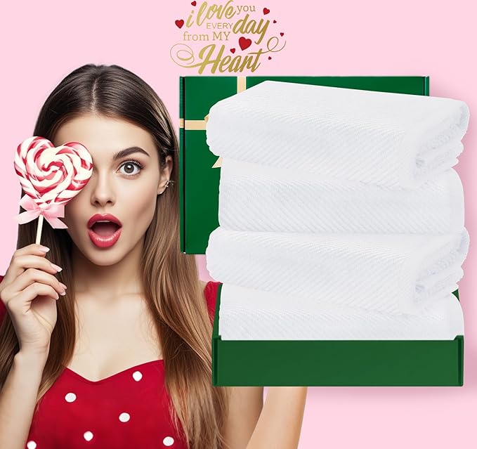 VOOVA & MOVAS White Hand Towels