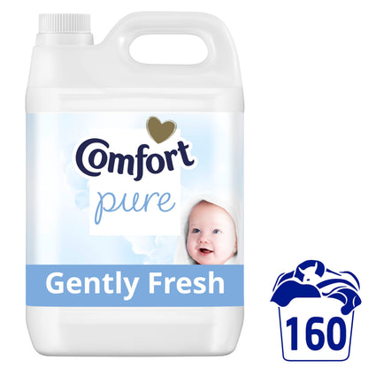 Comfort Pure Sensitive Fabric Conditioner dermatologically tested gentle next to sensitive skin 160 washes (4.8 L)