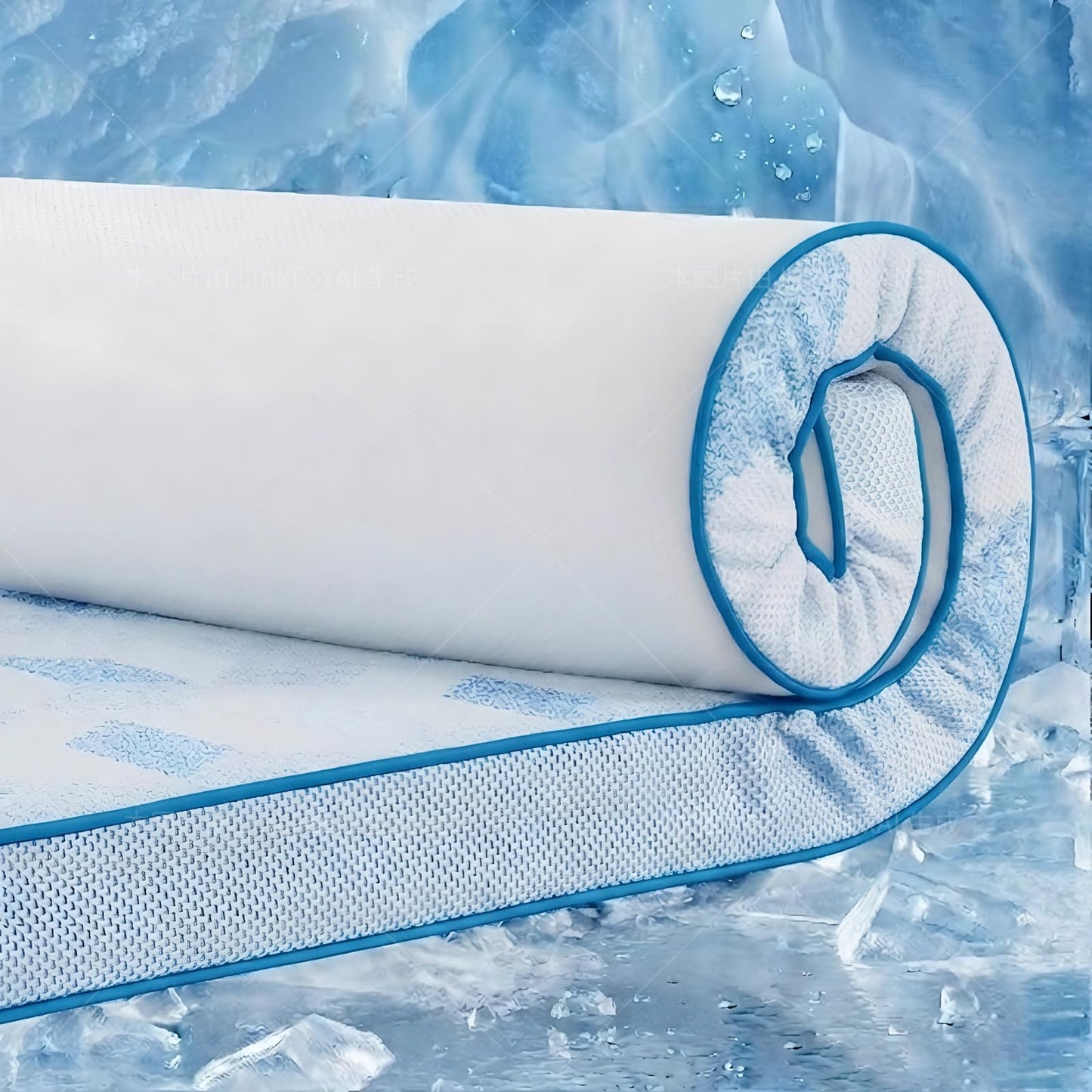 PERLECARE 3 Inch Queen Mattress Topper- Cooling Gel Memory Foam Mattress Topper with Breathable Bamboo Viscose for Pressure Relief, Washable & Non-Slip, Made with CertiPUR-US® Certified & Oeko-Tex