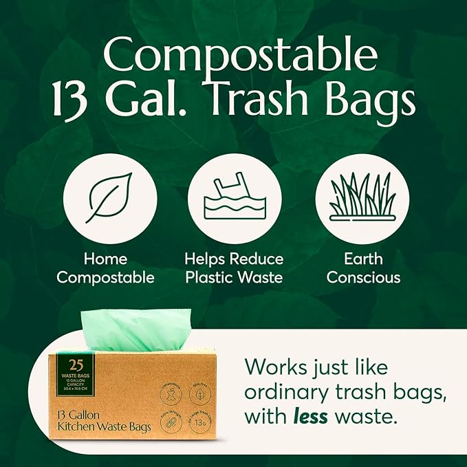 Cleanomic Compostable* Trash Bags