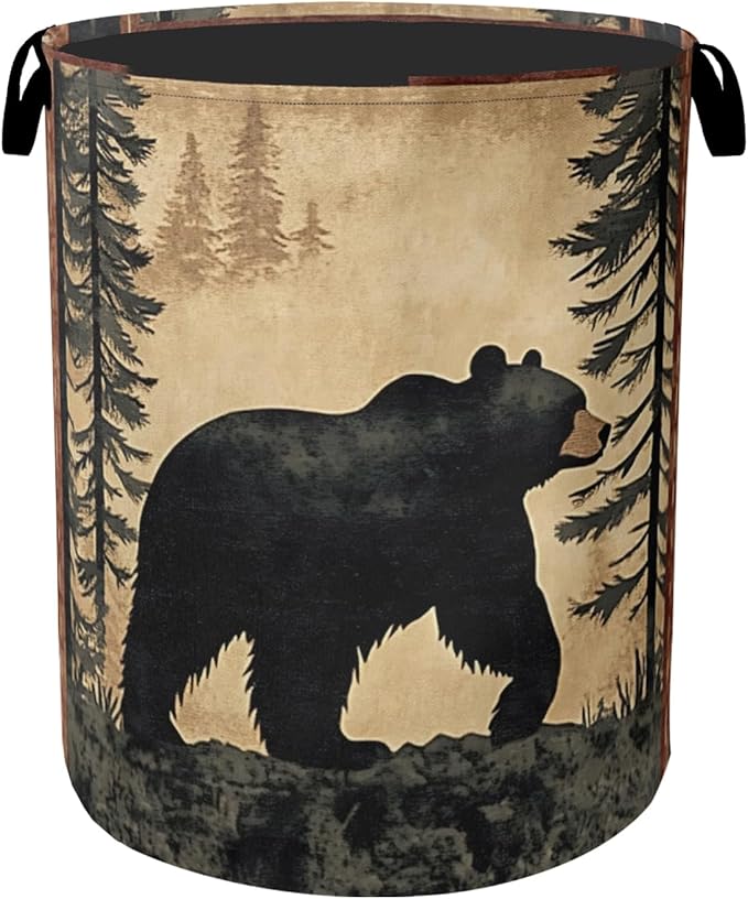 Bear Mountain Laundry Basket