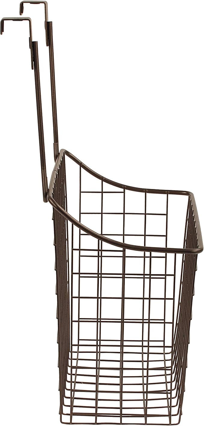 Spectrum Large Over Cabinet Door Organizer Bronze Wire Storage Basket