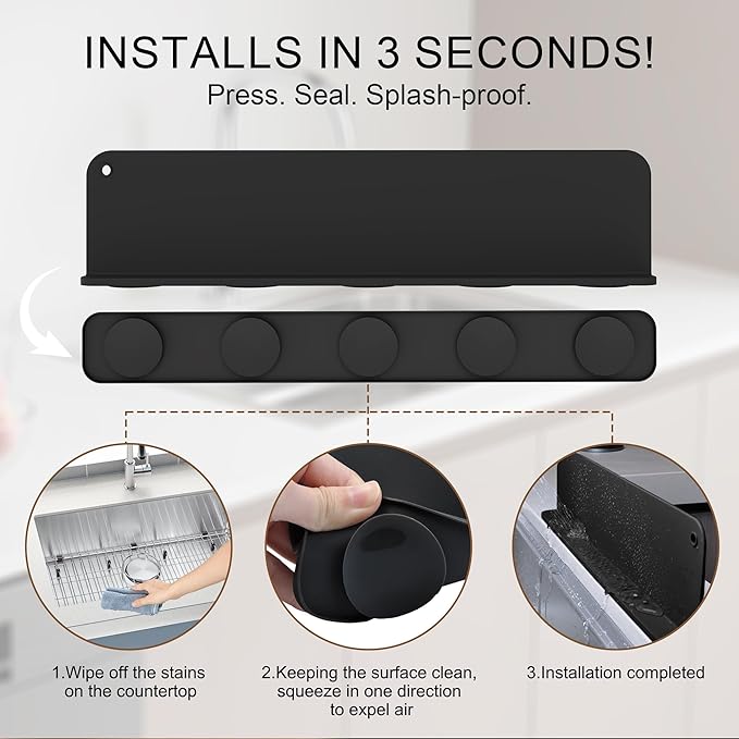 Silicone Sink Splash Guard, Sink Splash Guard
