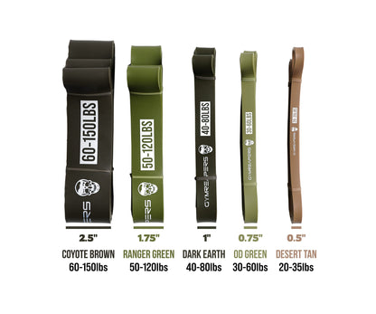 Gymreapers Resistance Bands for Working Out – Elastic Pull Up Exercise Assistance Bands Set for Powerlifting, Stretching, WOD, Strength Training – for Men & Women