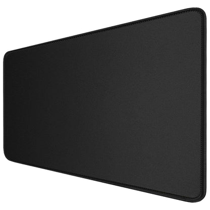 Large Mouse Pad- 31x12 in. XL Mousepad Keyboard Pad with Stitched Edges, Uitra-Smooth Mouse Mat & Non-Slip Rubber Base, Gaming Mouse Pad for Gamer, Office & Home, Black