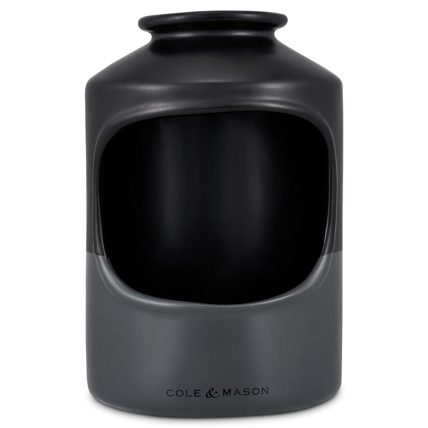 Cole & Mason Strethall Ceramic Salt Pig - Open Mouth Salt Holder for Kitchen Countertop - Moisture-Absorbing Essential, Largs