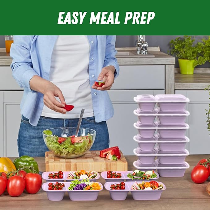 50 Pack 28 oz Meal Prep Containers Reusable