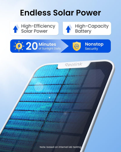 REOLINK First 4K Solar Security Cameras Wireless Outdoor, Argus PT Ultra+ 3W Solar Panel, 360° Pan Tilt Auto-Tracking, 8MP Color Night Vision, 2.4/5 GHz Wi-Fi 6, No Monthly Fee, Home Hub Compatible