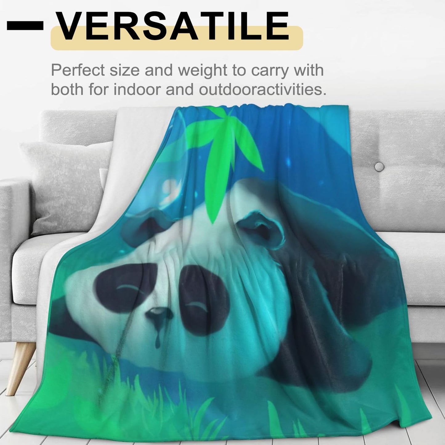 VODRM Koi Fish Blanket Gentle Aqua Tones Throw Blankets,Birthday Gifts for Kids Adult & Ocean Nature Lovers,Lightweight Soft Fleece Cozy for Sofa Couch Bed Room Zen Decor 50x60in