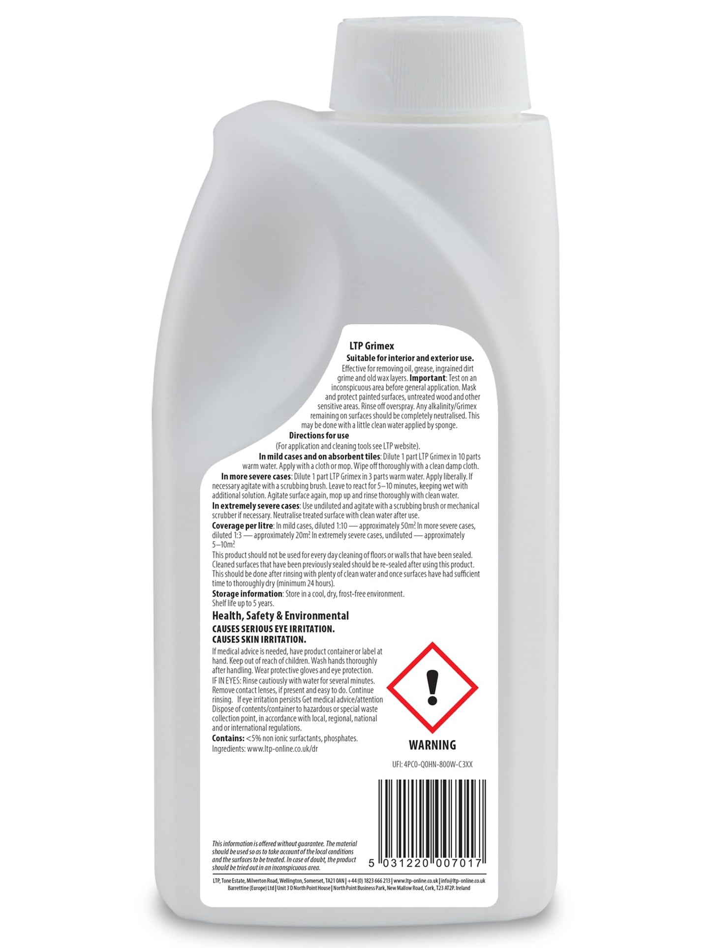 LTP Grimex - Heavy Duty Grime Remover-Intensive Cleaner 1 Litre