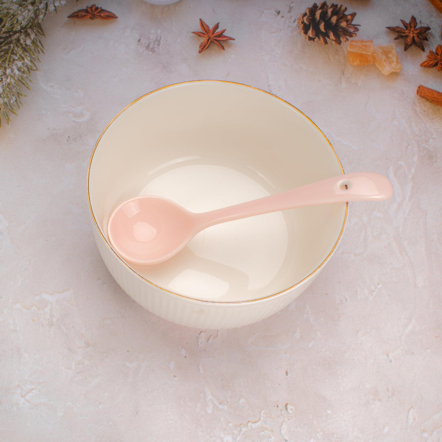 Ceramic Spoons Set of 8, Ceramic Chinese Soup Spoon, Asian Soup Spoons, White/Blue/Yellow/Pink Japanese Spoon Large for Ramen Pho Wonton Dumpling Miso, Deep Oval Hook Design (8, 4-Color)