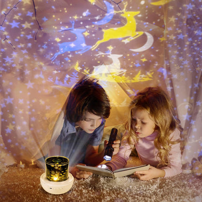 LytRdIt 21 Sets of Films, Night Lights for Kids, Star Galaxy Projector, Bedroom, Ceiling, Star Projector with 360 Rotating for Boys and Girls, Birthday, Christmas Gifts, Room Decor