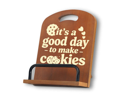 InnoBeta Cookie Gifts for Bakers, Cookbook Stand for Kitchen Counter, Perfect Gifts for Cookie Lovers on Birthday, Adjustable Tablet Recipe Book Holder, Unique Baking & Home Decor