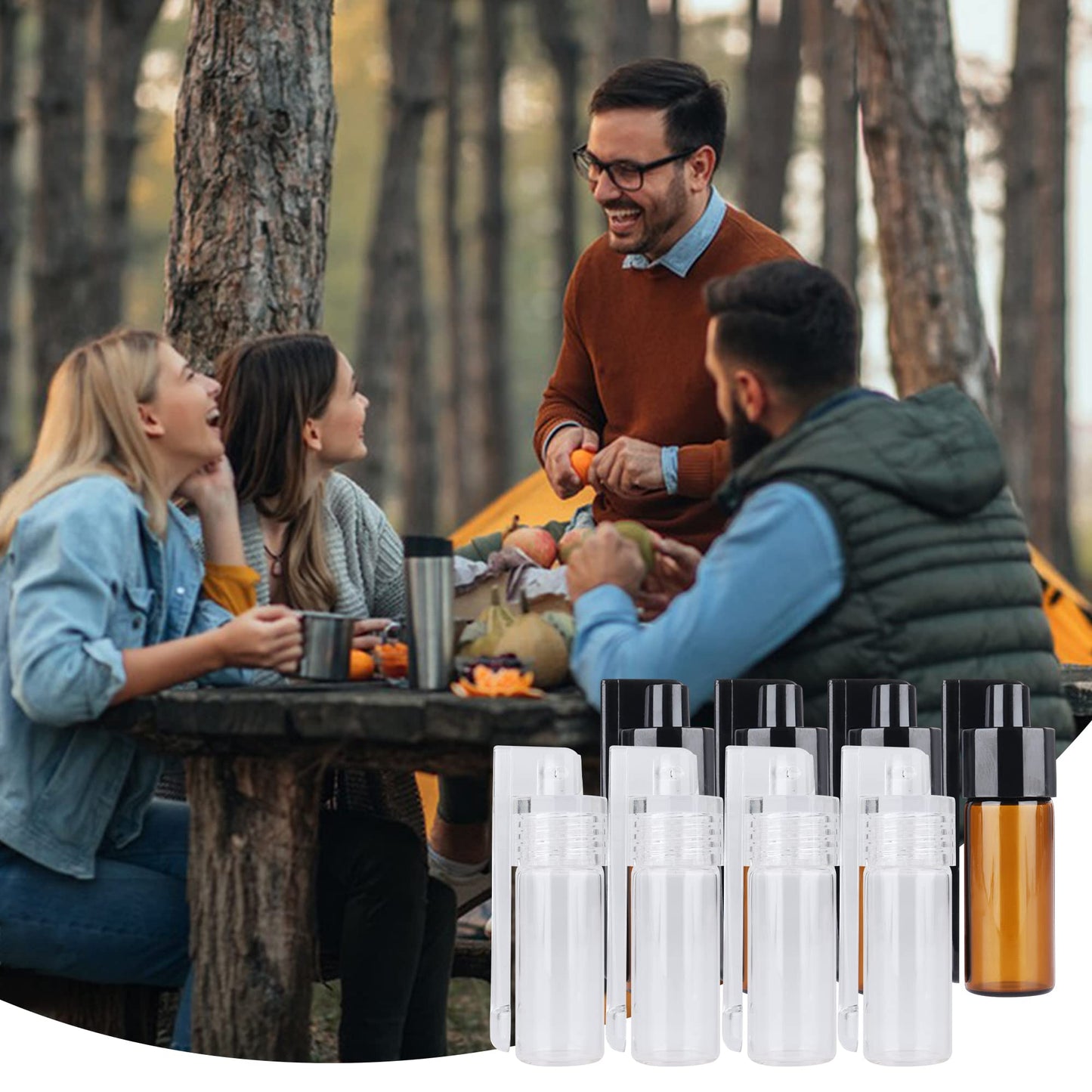 Clear Salt and Pepper Shakers Glass Set Classic Style Glass Spice Shakers Outdoors Travel Home Kitchen Boxes