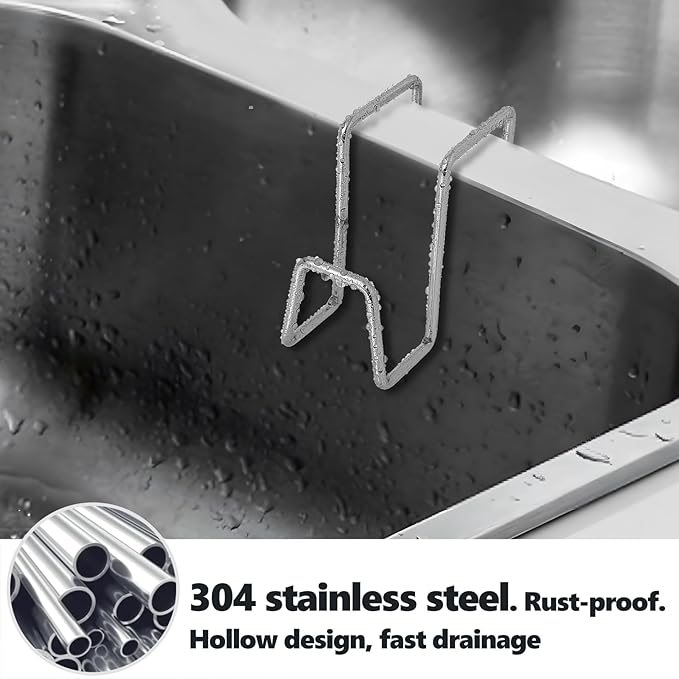2 Pack Sponge Holder for Kitchen Sink