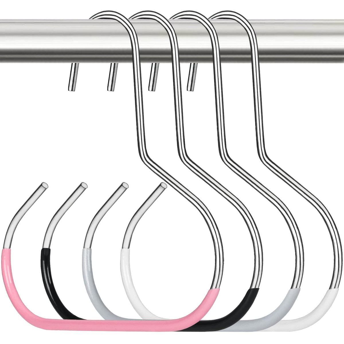 Vinommart 4 Pack Hat Organizer for Baseball Caps, Baseball Hanger Holder for Closet, Ball Cap Hat Racks Storage Organizer for Caps Beanie Belt Tie Purse