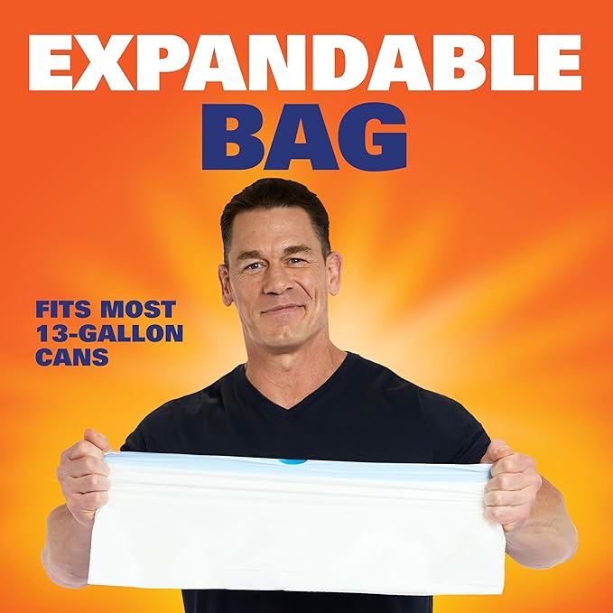 Hefty Ultra Strong Tall Kitchen Trash Bags, Citrus Twist Scent, 13 Gallon