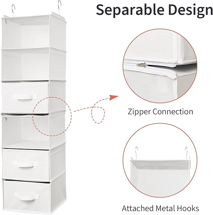 GRANNY SAYS 6-Shelf Hanging Organizer