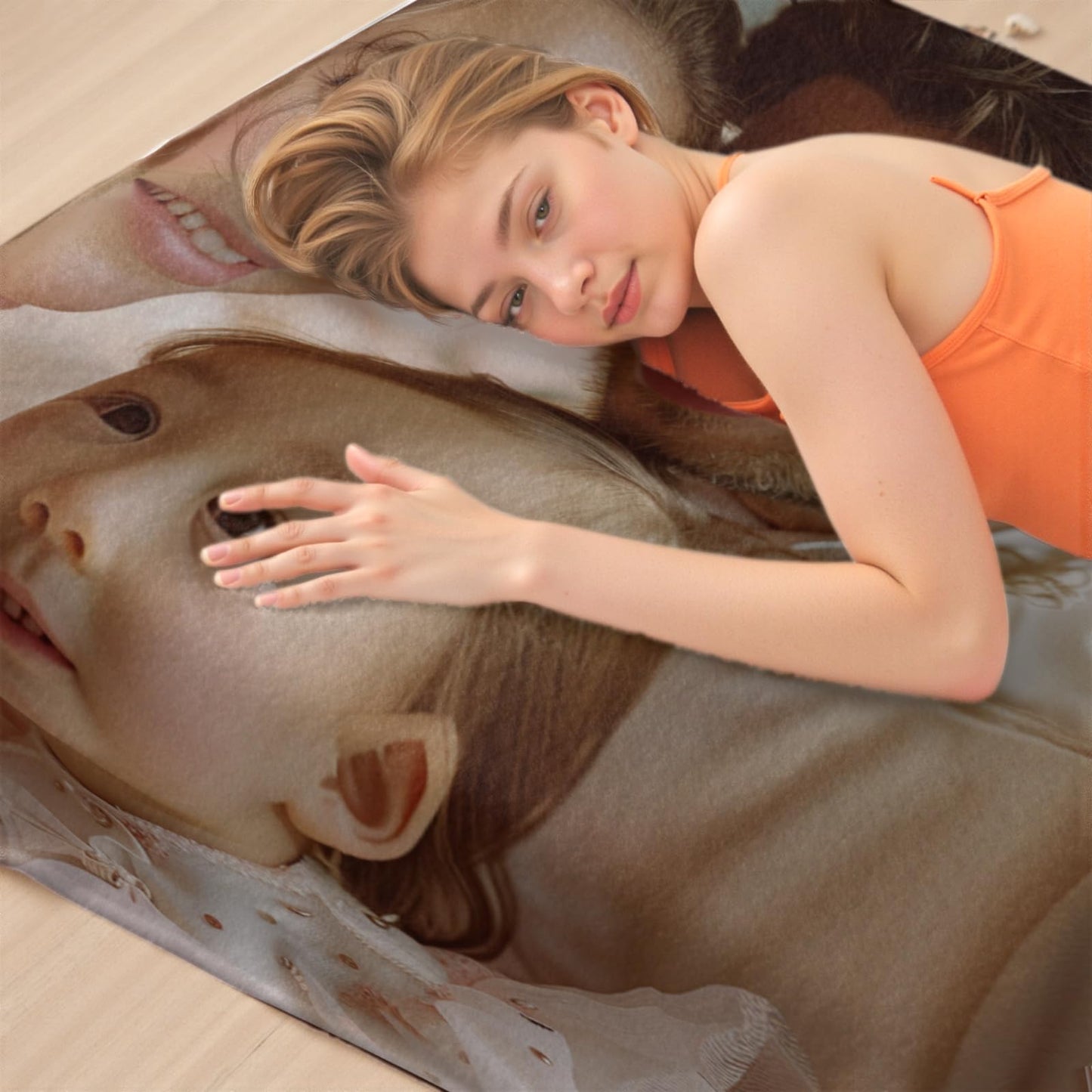 Custom Blankets with Picture 50 x 60 Inch Personalized Photos Fleece Throw Blanket Anniversary Birthday Gifts Soft Warm Customized Blankets for Holiday, Adult, Boyfriend, Girlfriend