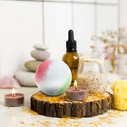 Nagaliving Bath Bombs Gift Set, 10 Organic Bubble Bombs, for Valentine’s Day, Christmas