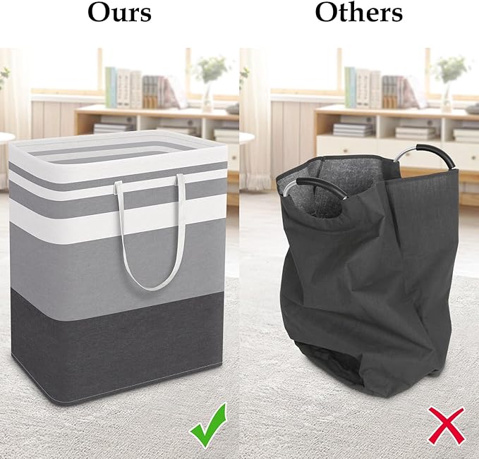 StorageRight Laundry Basket Hamper Large Collapsible Laundry Hamper