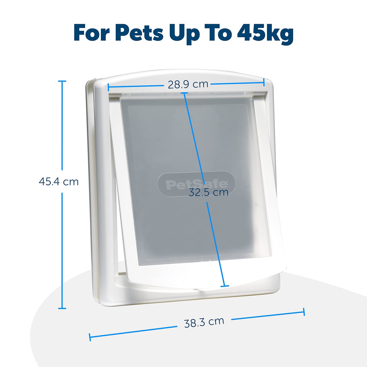 PetSafe Staywell, Convenient, Original 2 Way Pet Door, Fast Installation, Easy fitting, 2 Way Locking, Cat Flap for All Pets, Large - White