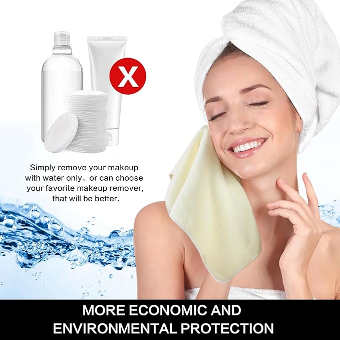 SINLAND Microfiber Facial Cloths Fast Drying Washcloth 12inch x 12inch