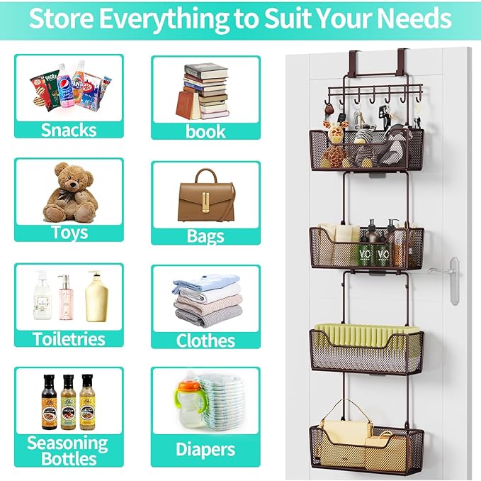 HapiRm Over The Door Organizer